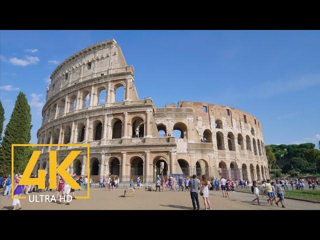 4K Rome, Italy - 4K Urban City Life - Cityscape Video