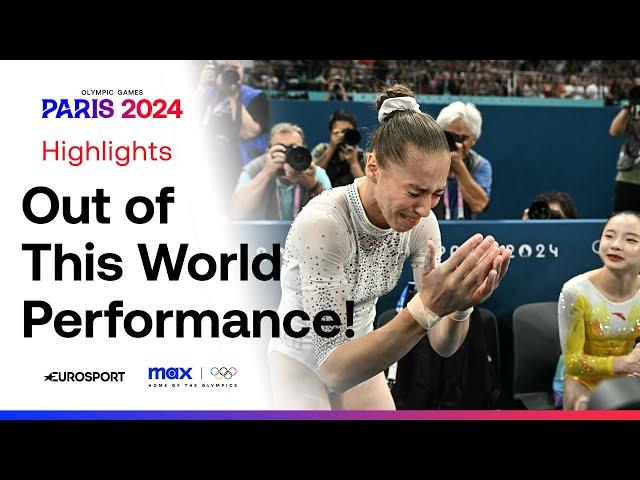 Kaylia Nemour Gets Gold  Sunisa Lee Takes Bronze  Women's Uneven Bars #Paris2024