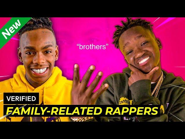 RAPPERS YOU DIDN'T KNOW WERE RELATED
