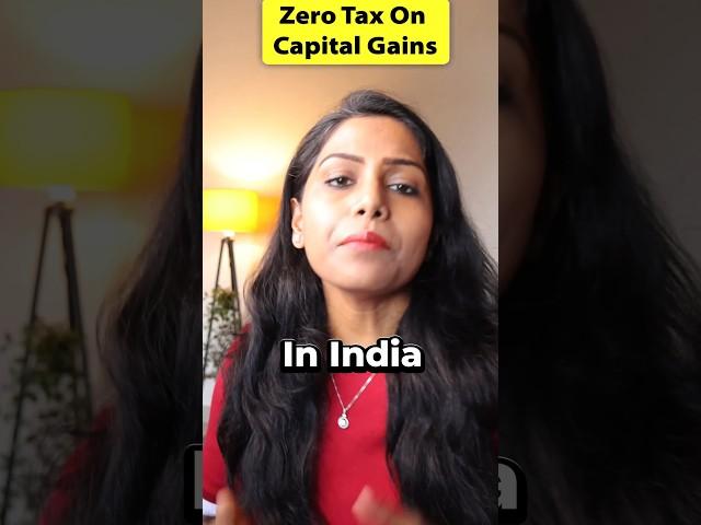 Zero TAX on CAPITAL GAINS #shorts