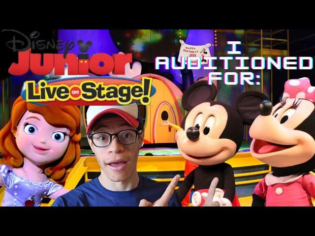 I AUDITIONED FOR DISNEY JUNIOR LIVE ON STAGE! DISNEY PARKS PUPPET SHOW!