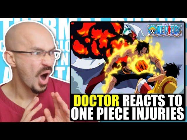 DOCTOR Reacts to ONE PIECE Fight Injuries