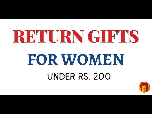 Return Gift for women Under Rs.200 I Gift Ideas for Housewarming l Best return gifts for women