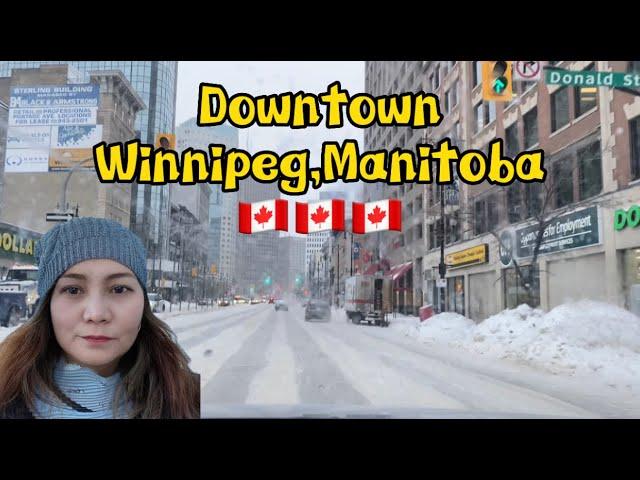 Downtown route#winter #winnipeg #manitoba