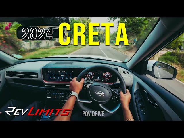 2024 Hyundai CRETA SX (O) iVT | POV Test Drive #129 | RevLimits