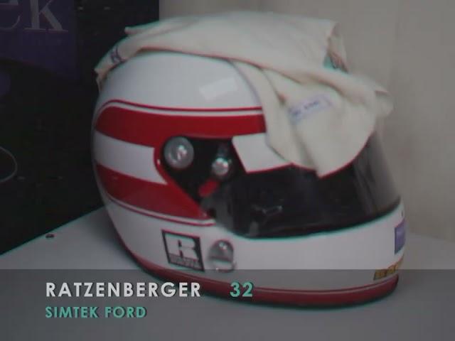 Imola 1994 - Roland Ratzenberger`s helmet