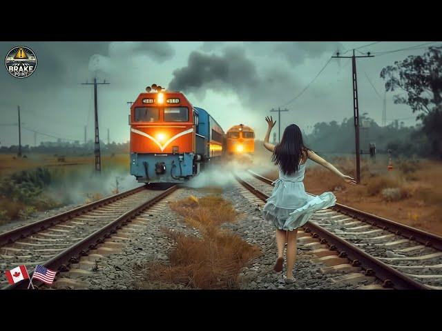 115 SHOCKING Train Collisions & Mistakes Caught on Camera | Idiots in Cars | Best Of 2025