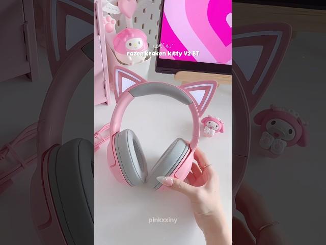 razer kraken kitty V2 BT  #cute #kawaii #pink #razer #shorts #aesthetic