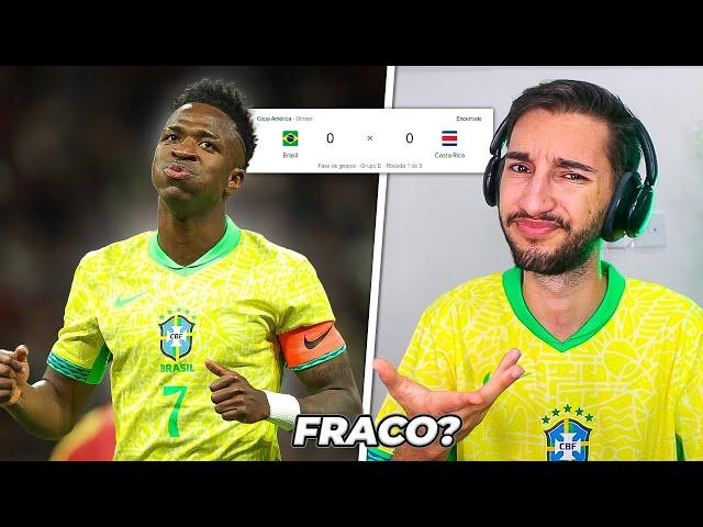 Brasil 0 x 0 Costa Rica -SELEÇÃO BRASILEIRA MAL DEMAIS! 