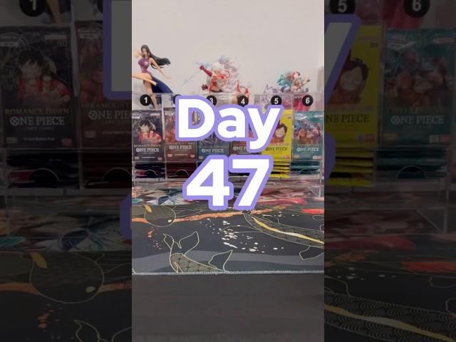 Day 47: OPENING ONE PIECE PACK UNTIL WE HIT A MANGA RARE! #onepiece #tcg #series #anime