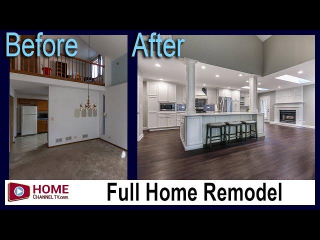 Townhome Renovation - Complete Before & After Remodel - Interior Remodeling Ideas