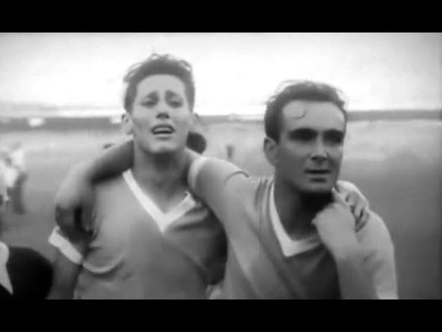 Last minute of 1950 FIFA World Cup final. Brazil  1-2  Uruguay. [English Subtitles]