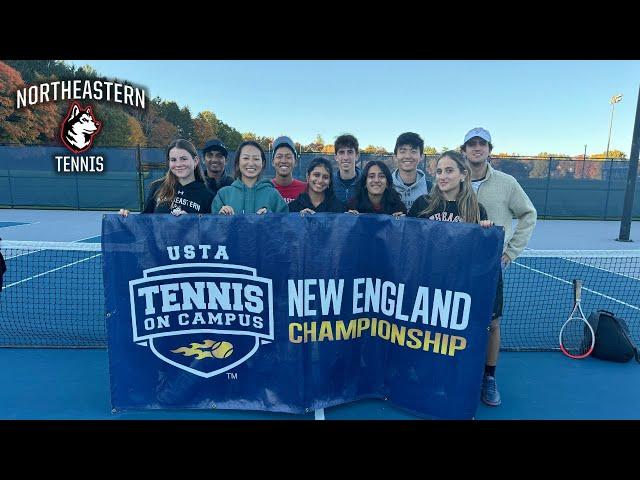 2024 USTA Tennis on Campus Sectionals with Northeastern University Tennis! (senior fall pt 2)