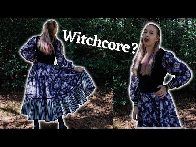 Making a Spooky Cottagecore Gunne Sax Dress || Witchcore || Gunne Sax-oween