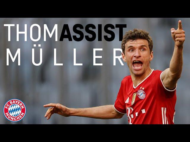 ALL 18 Bundesliga assists by Thomas Müller! 