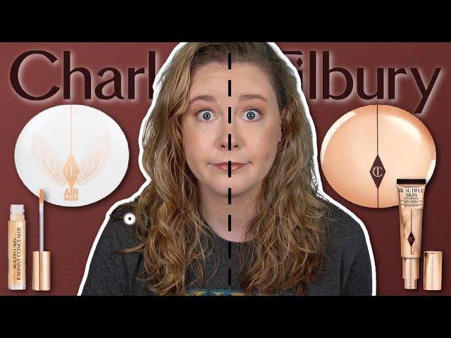 8 HR Wear Test | Lightest Shade of Tilbury Concealer & Brightening vs. Original Airbrush Powders