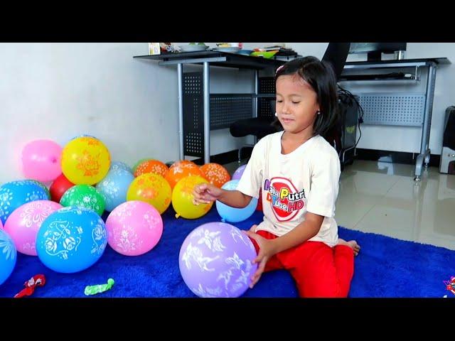 Bermain Letusin balon Berhadiah Bersama Teman-teman - Naila