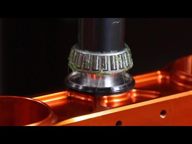 Motorcycle Steering Head Bearing Replacement