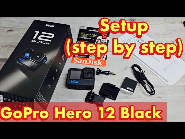 GoPro HERO 12 Black: How to Setup (step by step)