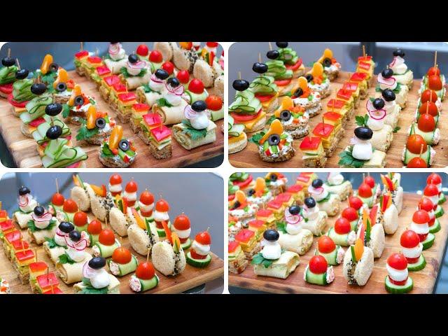 7 Delicious party appetizers | Finger food recipes for your guests