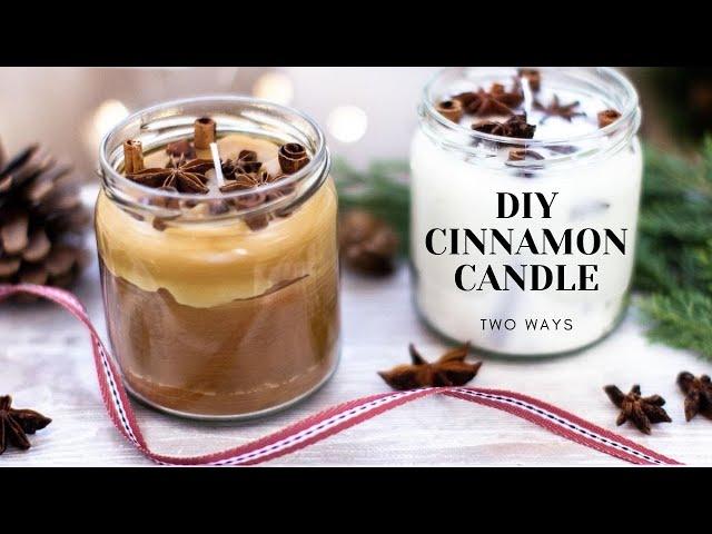 DIY Cinnamon candle