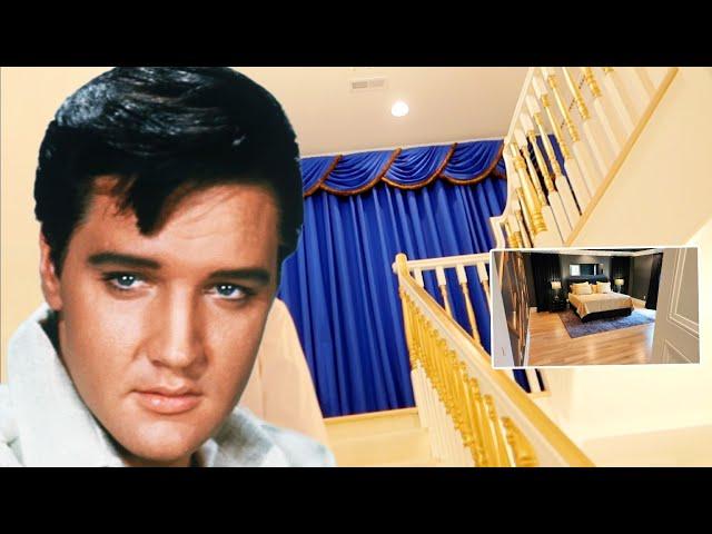 What Does The Restricted UPSTAIRS At ELVIS GRACELAND MANSION Look Like? Full Tour