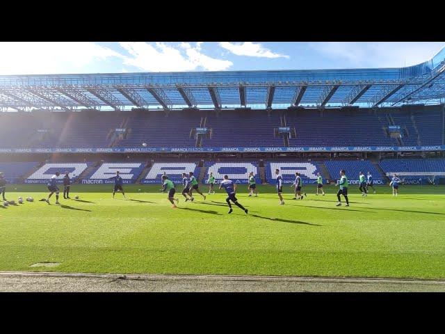 Entrenamiento en ABANCA-RIAZOR. 22.10.2020