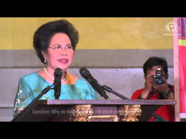 Miriam Defensor-Santiago's jokes on corrupt politicians