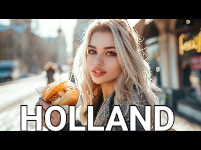  AMSTERDAM STREET FOOD, DELICIOUS STREET FOOD AT ALBERT CUYP MARKET, AMSTERDAM WALK, 4K