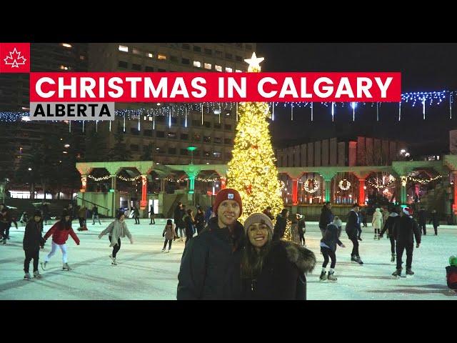 Winter in Canada: Christmas in Calgary