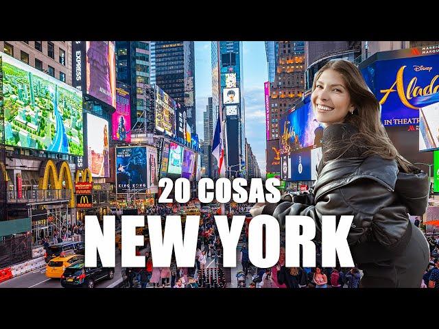 20 COSAS QUE TIENES QUE VER Y HACER EN NEW YORK | Guía Nueva York 2023