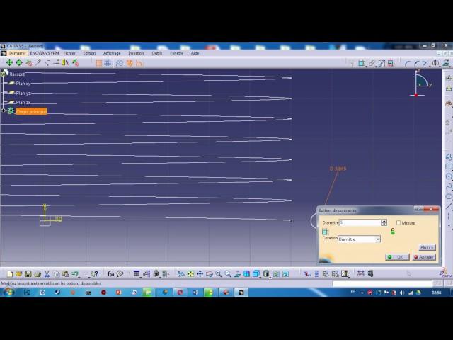 Catia V5 R20 Tutorial :  Créer un ressort | Create a spring