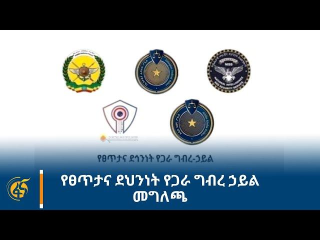 የፀጥታና ደህንነት የጋራ ግብረ ኃይል መግለጫ