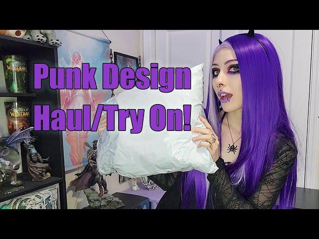  PunkDesign.Shop Haul & Try On: Edgy Outfits for Alt/Goth Fashion 