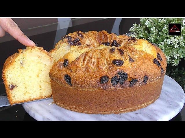 Two Apples & Raisins Create This Delicious Cake - کیک سیب و کشمش بسیار خوش طعم و لذیذ