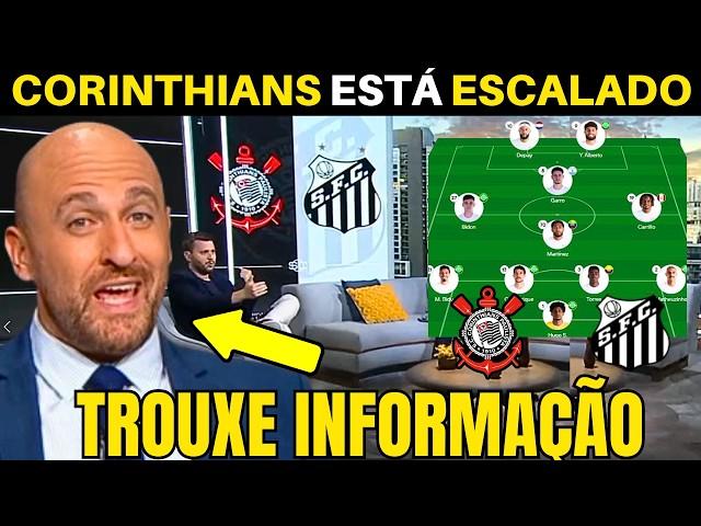 SAIU A ESCALAÇÃO DO CORINTHIANS! ZUPAK TROUXE AS INFORMAÇÕES DO TIMÃO.