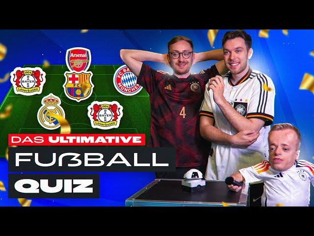 Das ULTIMATIVE Fußball Quiz ️ vs @NikLugi & @MaxMalle