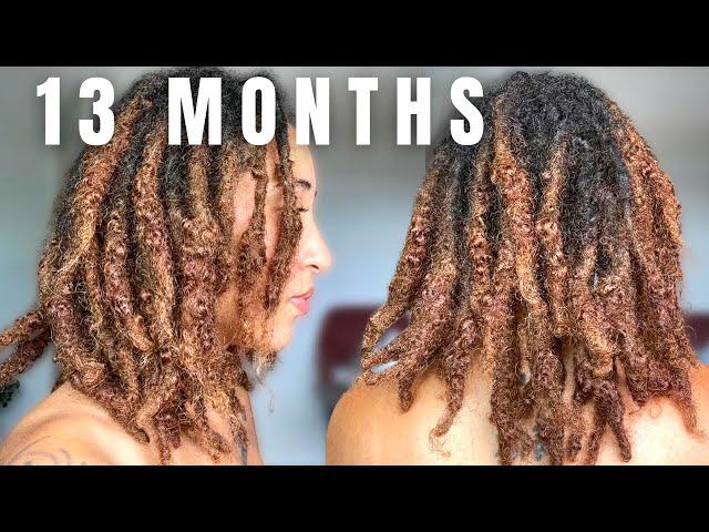 13 MONTH LOC UPDATE | THICK LOC CLOSE UP | ACV PREP FOR WASH DAY ROUTINE