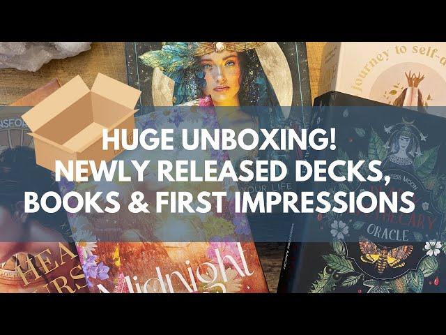 HUGE UNBOXING!! First Impressions of New DECKS & BOOKS!!