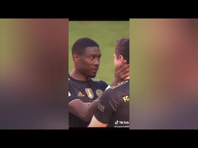 David alaba gets emotional after his last match for Bayern Munich | His team mates bid him farewell