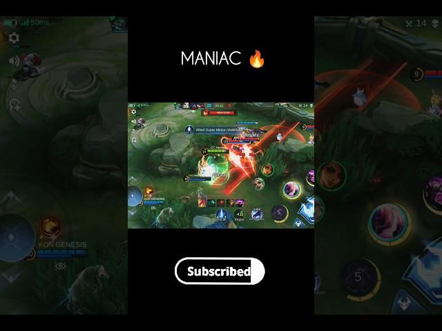 Martis Maniac Moments #mlbbmaniac  #mlbb #mlbbshorts #shortsmlbb #mobilelegends #martis ~ Mlbb