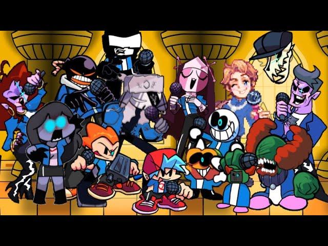 friday night funkin characters sing Megalovania