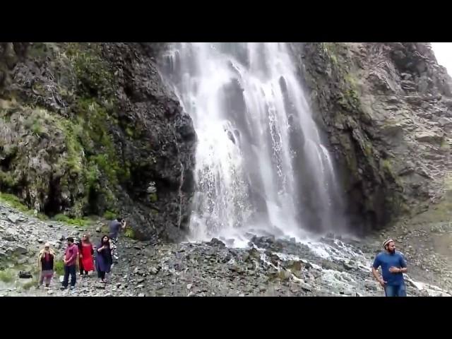 Manthokha Waterfall Skardu, A beautiful tourist destination in Gilgit Baltistan.