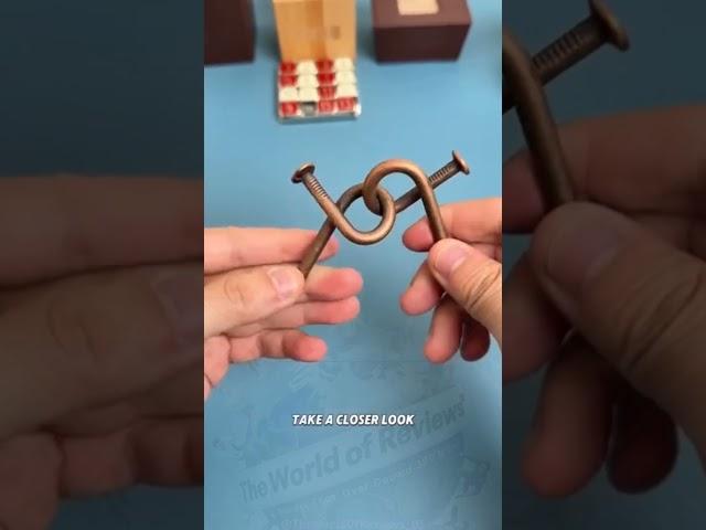The Unbreakable Bond: Can You Separate These Two Nails? #PuzzleChallenge #Mind #Brain #Puzzle #usa