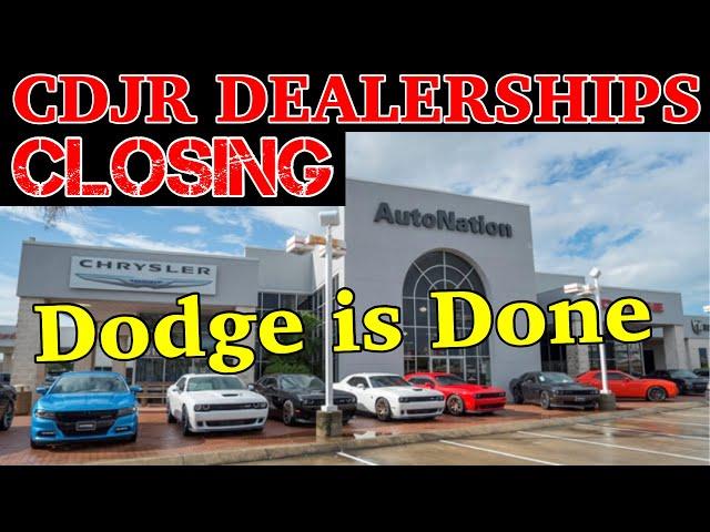 AUTONATION CDJRs will CLOSE DOWN! Other CDJR Dealerships will too. Car Market Crash 2024