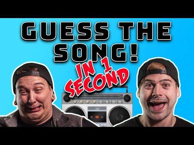 Guess That Song In One Second Challenge!