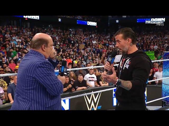 Paul Heyman confronta a CM Punk - WWE SmackDown 21 de Junio 2024 Español