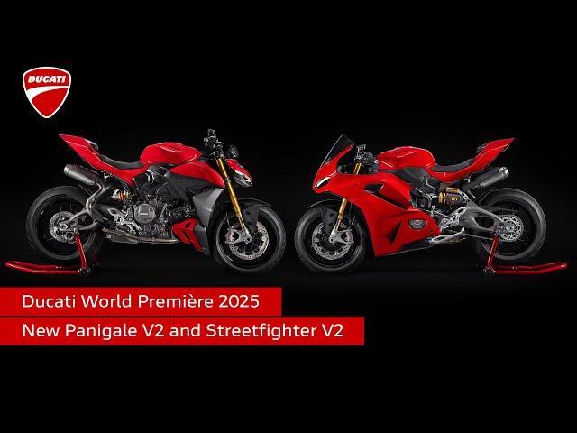 Ducati World Première 2025 | New Panigale V2 and Streetfighter V2