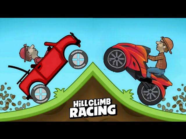 DOWNHILL STUNT RACE 2025 vs HILL CLIMB RACING - WHICH GAME IS BETTER?