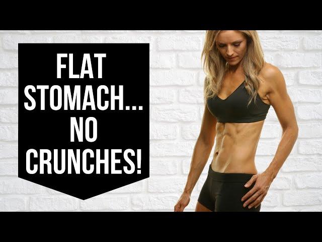 Flatten Your Stomach Without Crunches (WITH 5 EXERCISES!)